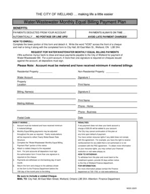 water bill welland|city of welland water.
